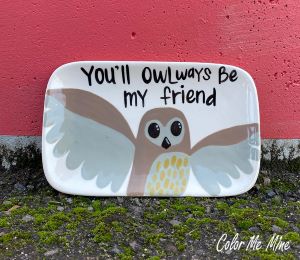Pasadena Owl Plate