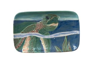 Pasadena Swimming Turtle Plate
