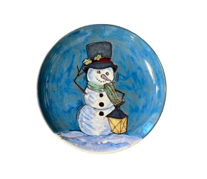 Pasadena Rustic Glazed Snowman