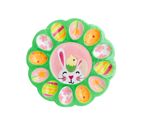 Pasadena Easter Sherbet Egg Plate