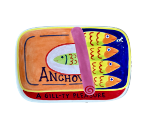 Pasadena Anchovies App Plate