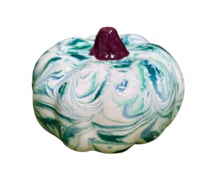 Pasadena Teal Shaving Cream Pumpkin