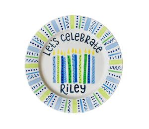 Pasadena Let's Celebrate Plate
