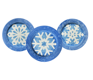 Pasadena Paper Snowflake Plate