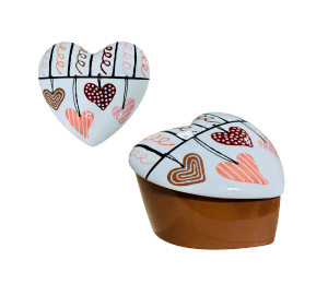 Pasadena Heart Slanted Box